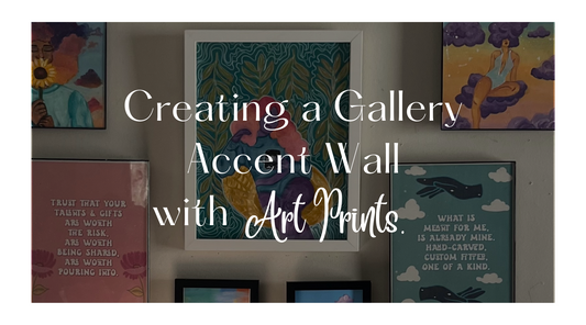 How to create a Gallery Accent Wall with Art Prints