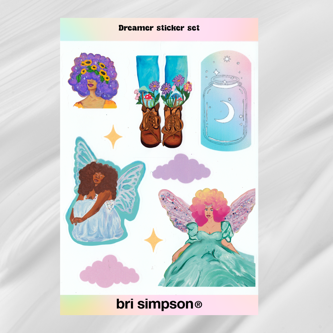 Kiss-Cut Sticker Sheet | 4” × 6”