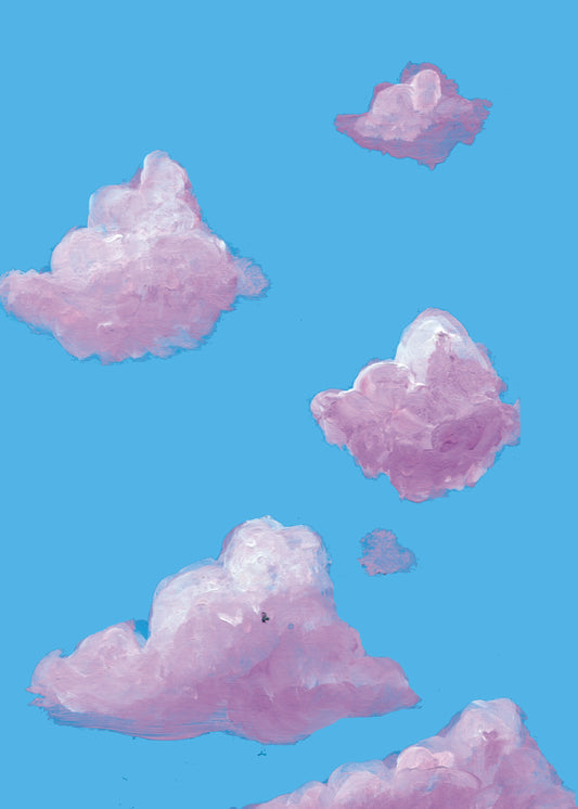 Pink Clouds - art print