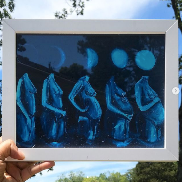 Phases - framed art print