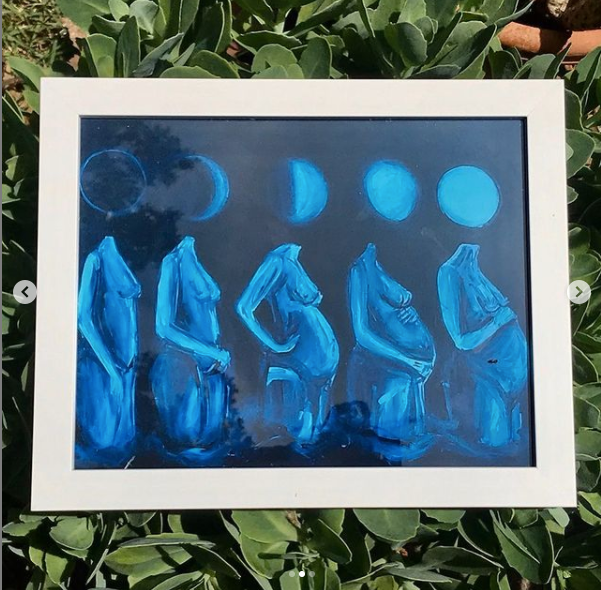 Phases - framed art print