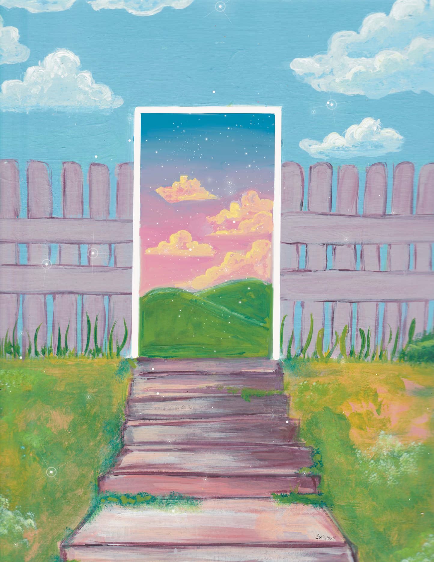 Portal Gateway - Surrealism Art print