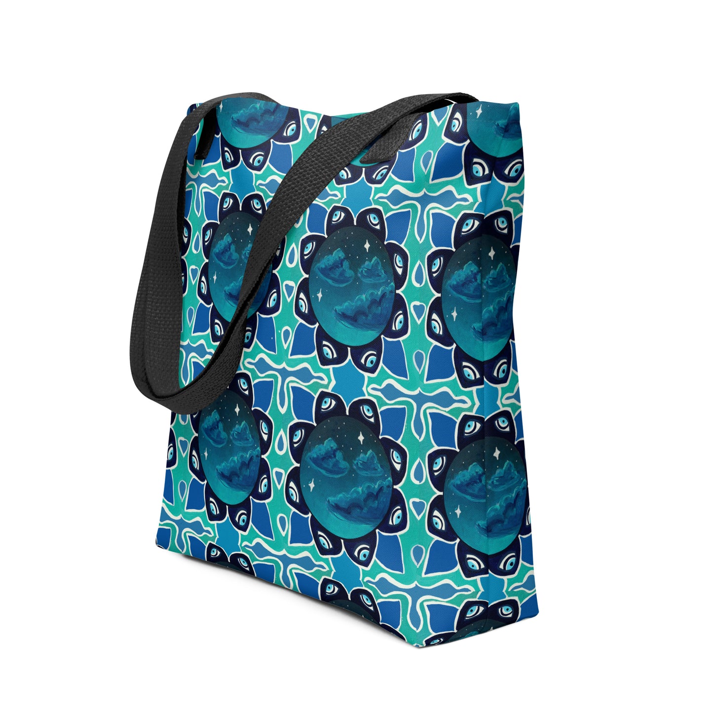 Evil eye activated Tote bag