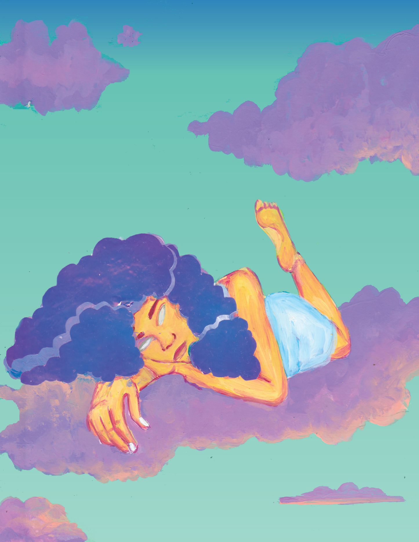 Drifting away - art print