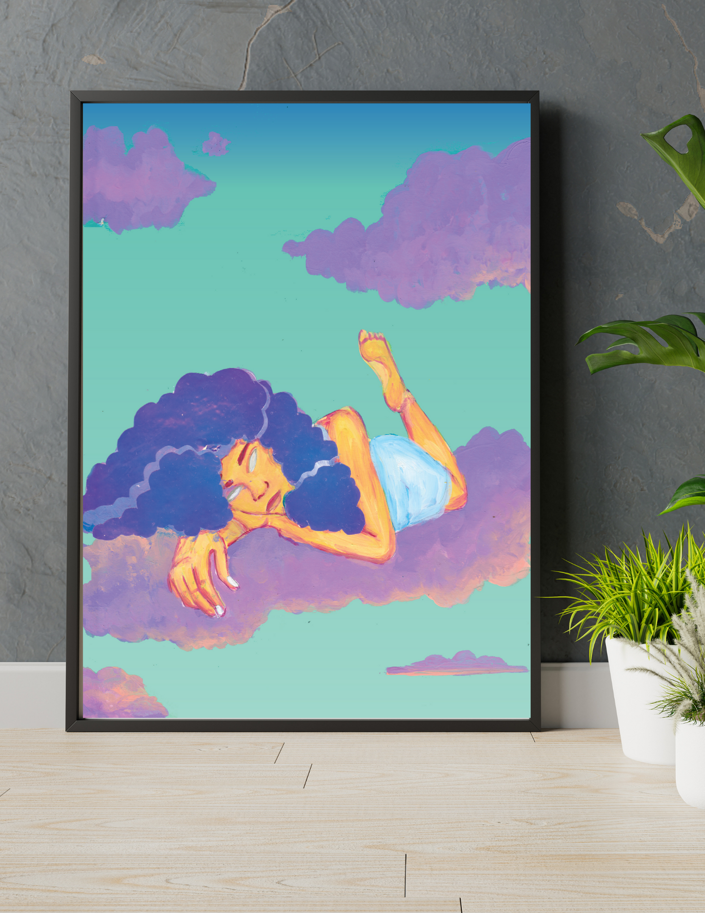 Drifting away - art print