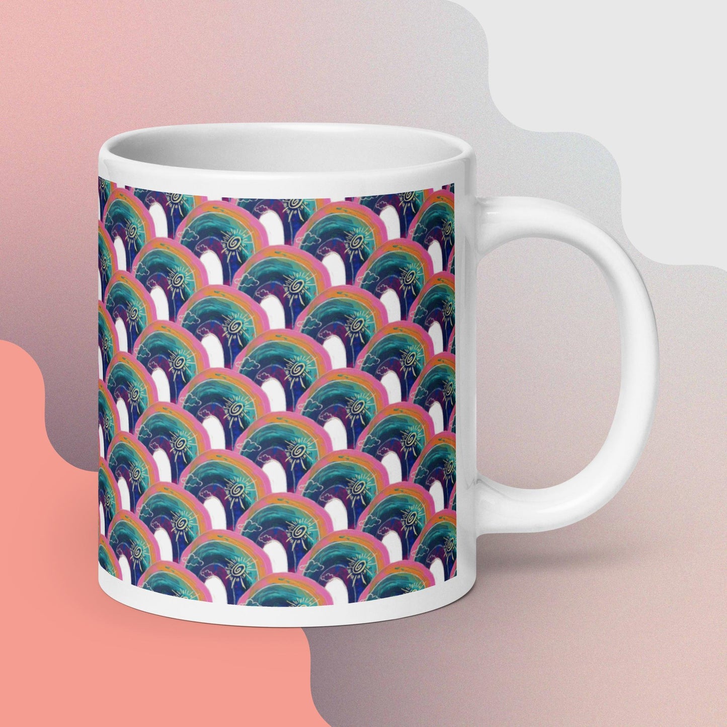 Rainbow mermaid scales