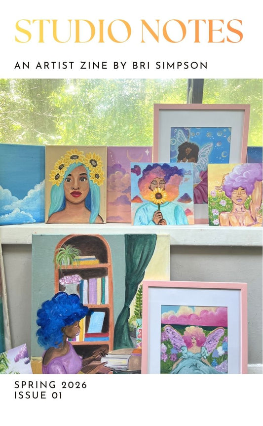 Studio Notes - Monthly Artist Zines