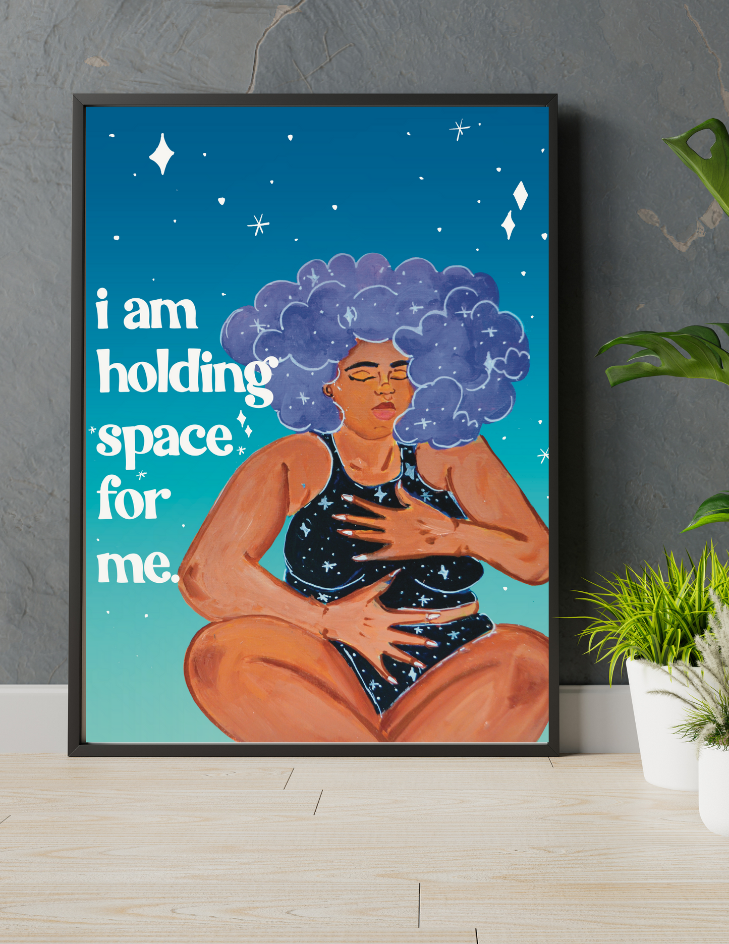 Holding Space - art print