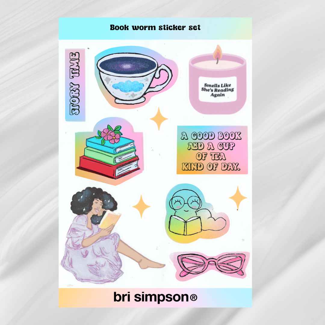 Kiss-Cut Sticker Sheet | 4” × 6”