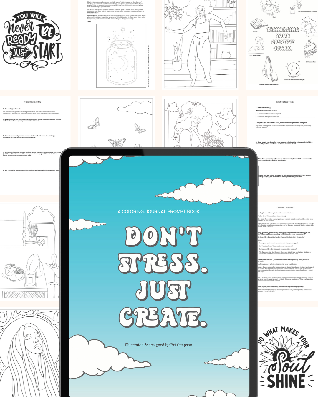 Don't Stress. Just Create (Full physical book)