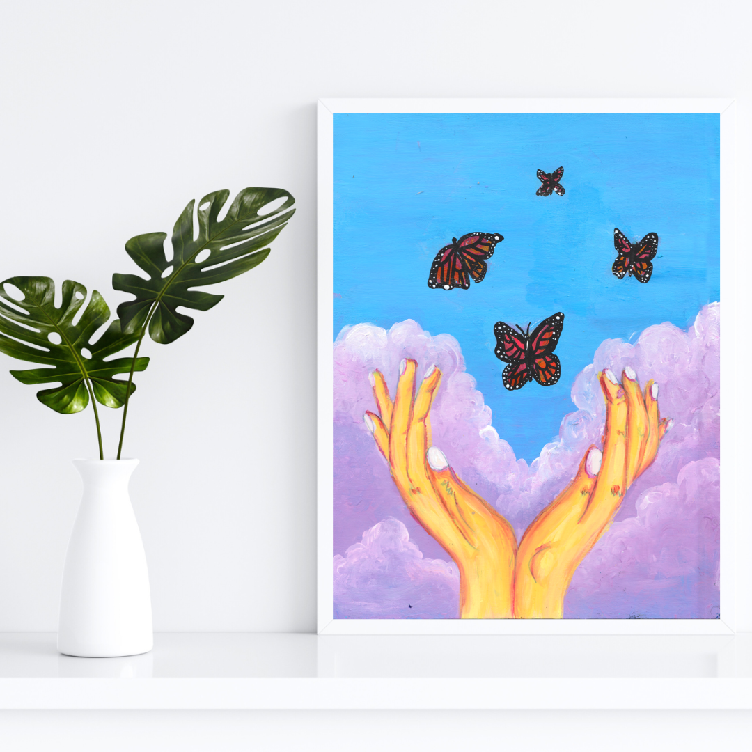 Releasing art print