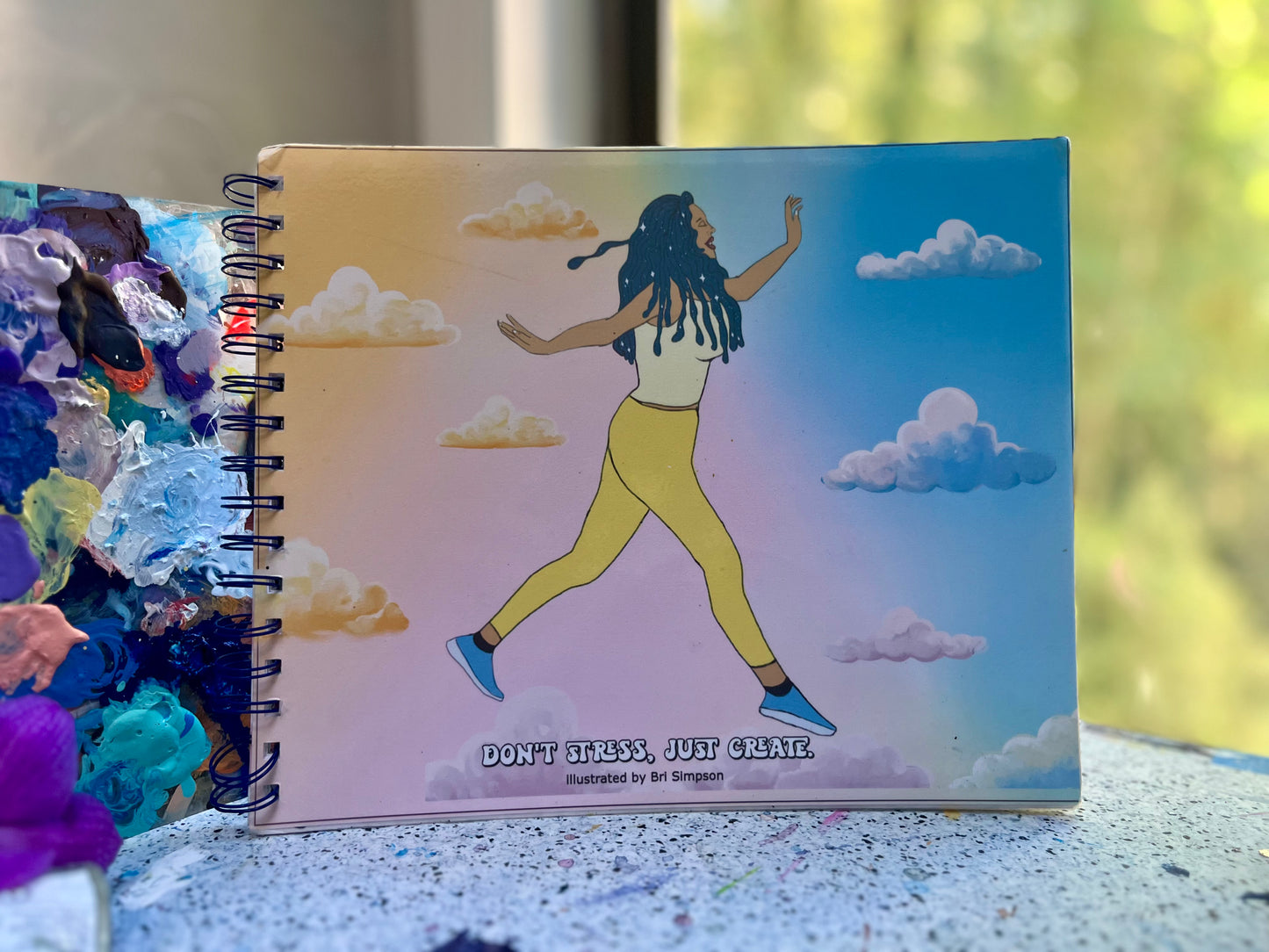 Don't Stress, Just Create Coloring book