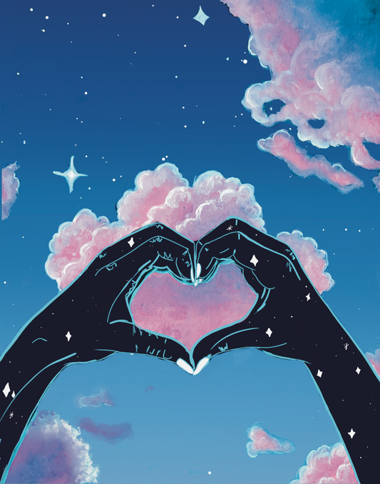 Cloud lover - cloudscape dreamy wall art print