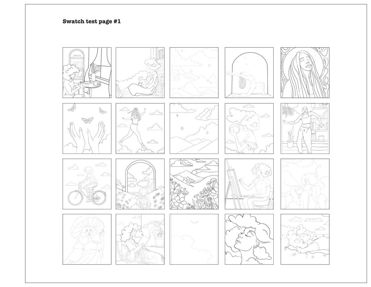 Don't Stress, Just Create Coloring book